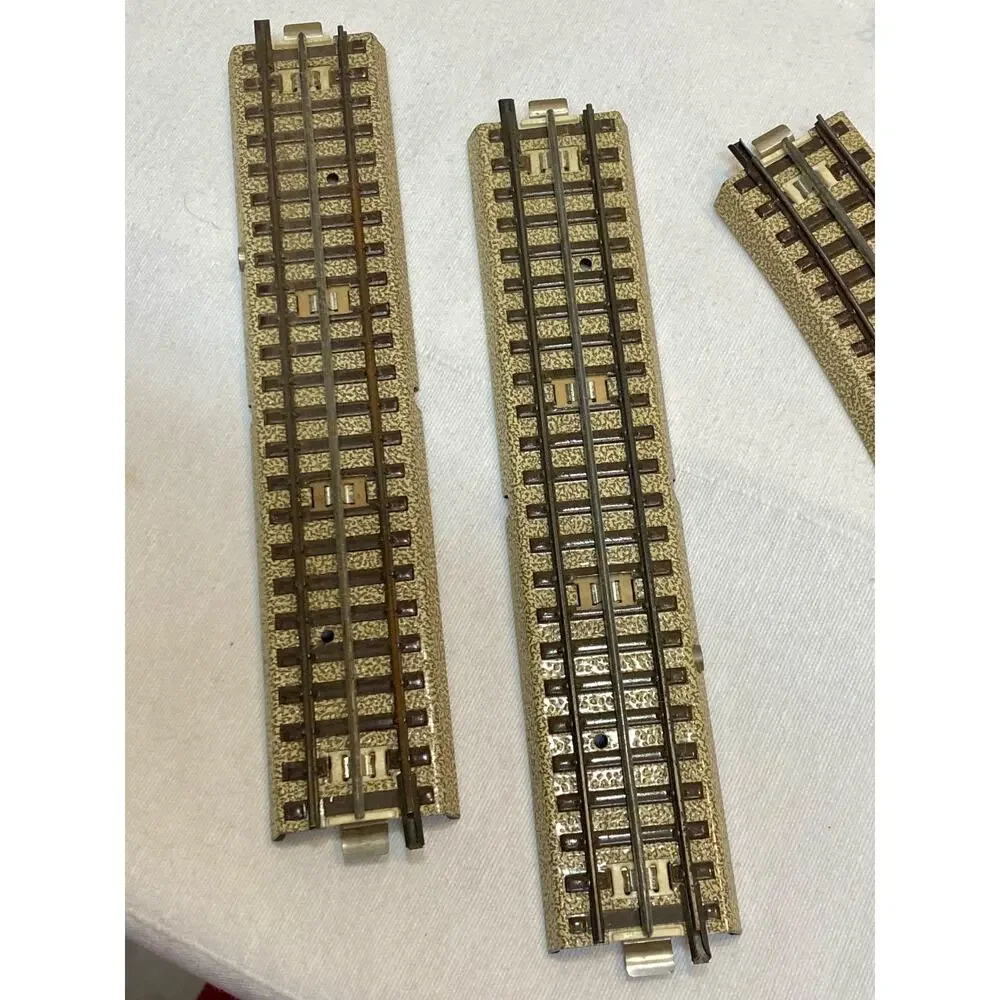 RARE VTG Märklin Electric Locomotive Set Green Track Ho Train w Tracks